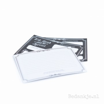 Gastenboek kaartjes (10 st)