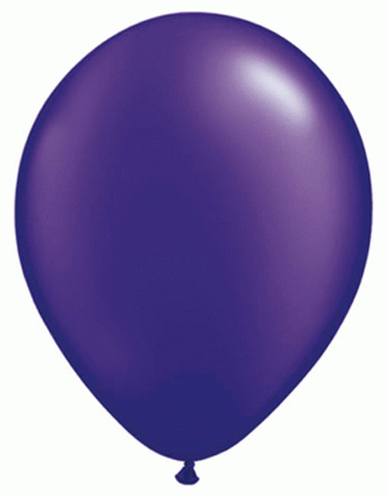 Ballon metalic PAARS (10 stuks)