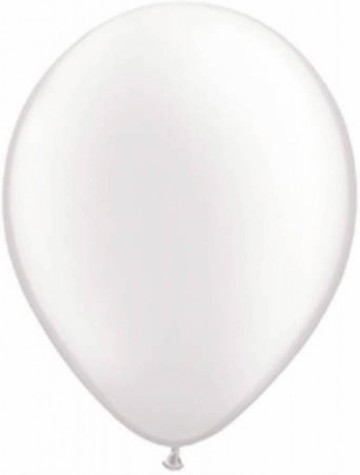 Ballon metalic WIT (10 stuks)