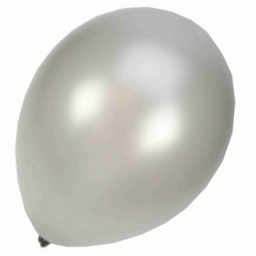 Ballon metalic ZILVER (10 stuks)