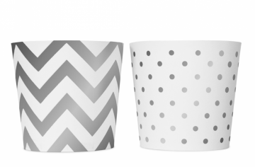 Food cups zilver (6st)