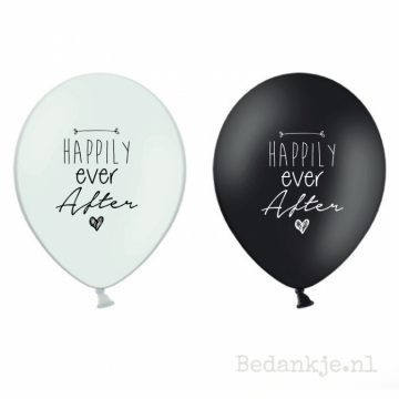 Ballon HAPPILY EVER AFTER (6 st)