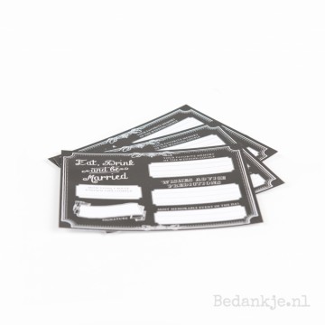 Gastenboek kaartjes (10 st)