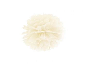 Pompom 25cm Cream