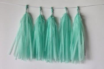 Tassel DIY Mint (5st)