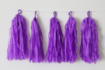 Tassel DIY Purple (5st)